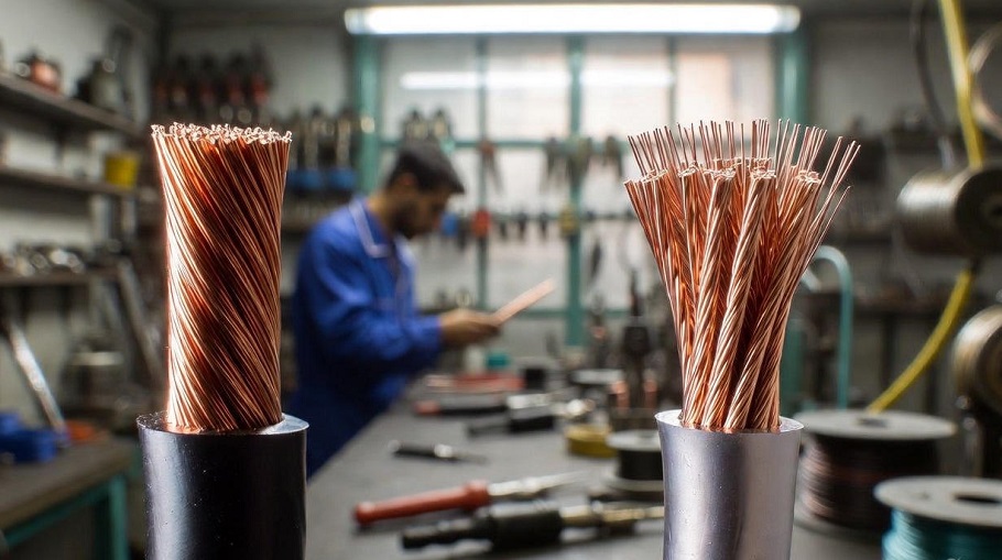 تفاوت ساختاری سیم لاکی و سیم لیتز