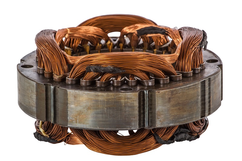 تصویر مراحل نهایی سیمپیچی ترانسفورماتور